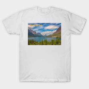 St. Mary Lake along Going-to-the-Sun Road T-Shirt